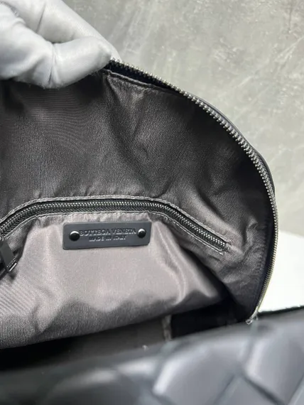 Рюкзак Bottega Veneta Intrecciato Small черный
