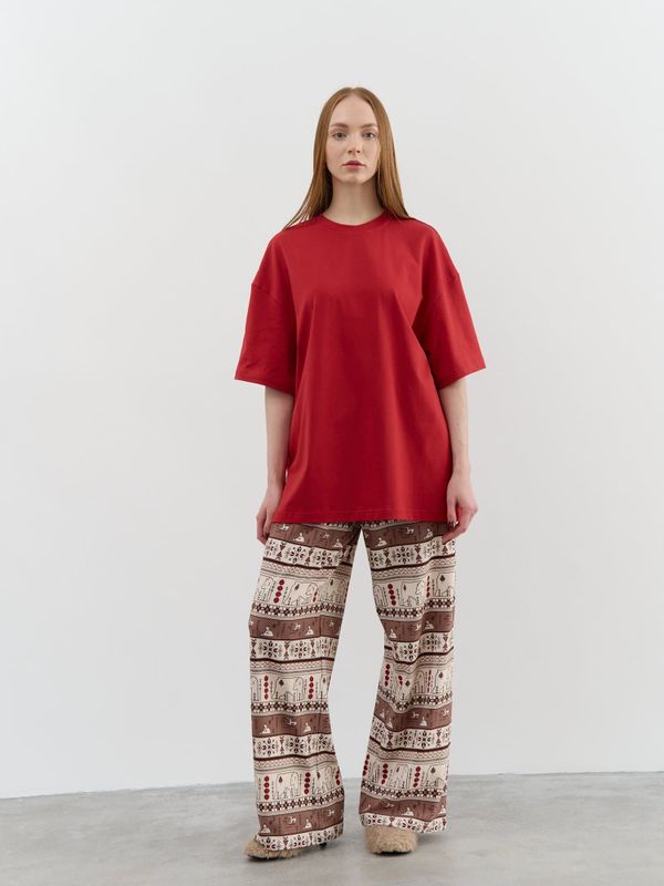 Брюки палаццо 