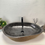 Раковина из речного камня RS-63641 (87*50*17) 0125