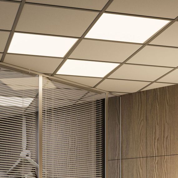 Встраиваемый светодиодный светильник Gauss с равномерной засветкой 842161240