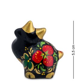 ГЛ- 994 Фигурка «Козлик» хохлома (Гжельский фарфор)
