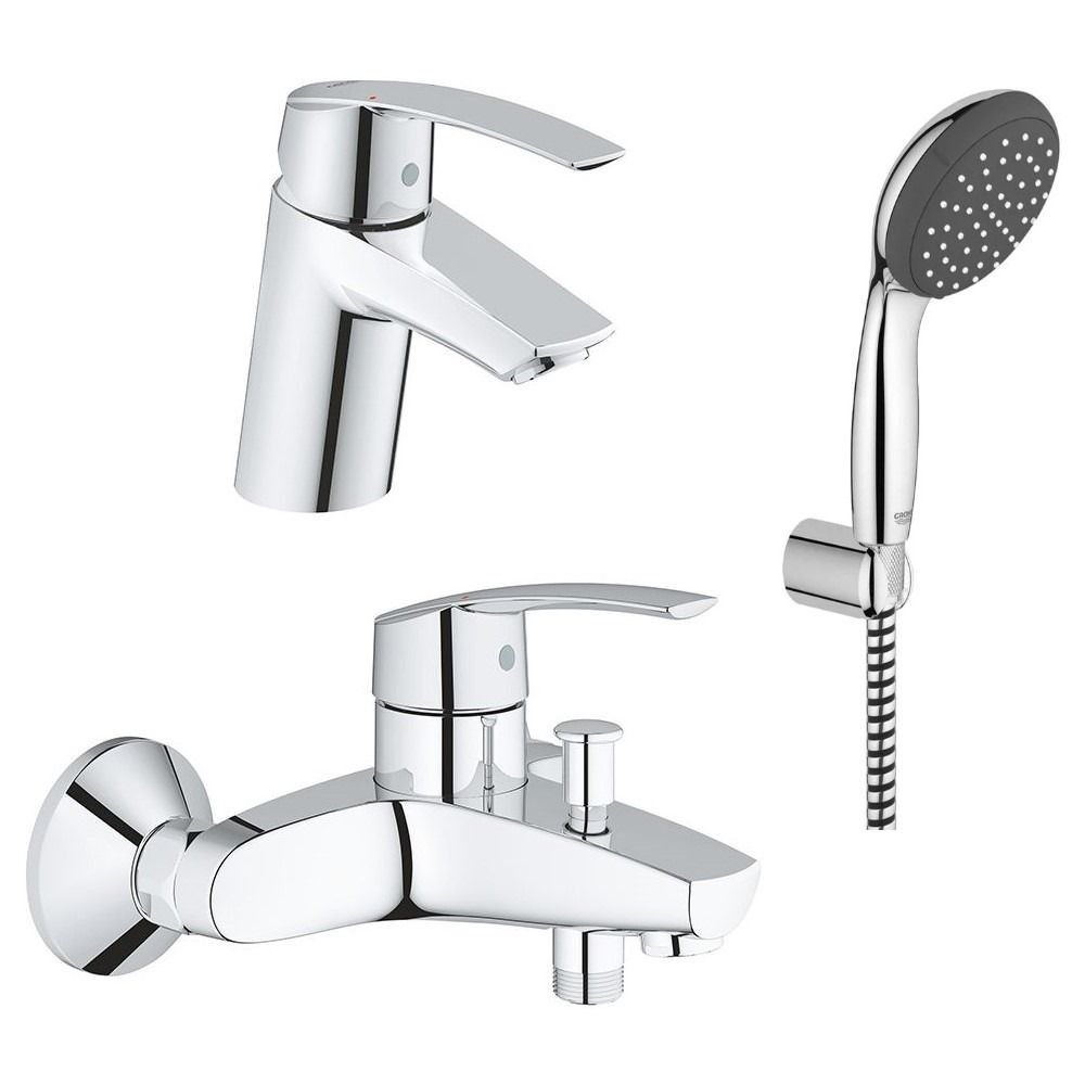 Набор смесителей для ванны GROHE Start New Chrom 23550001, 27944000, 32278001 (120759)