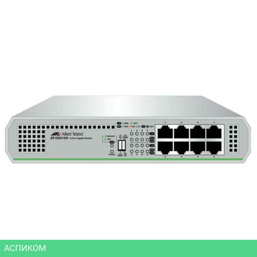 Коммутатор Allied Telesis AT-GS910/8E-50