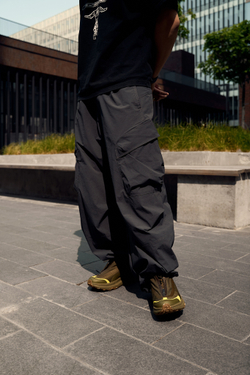 Брюки Nothomme Blue Outdoor Water-Repellent Adjustable Cargo Pants "Dark Grey"