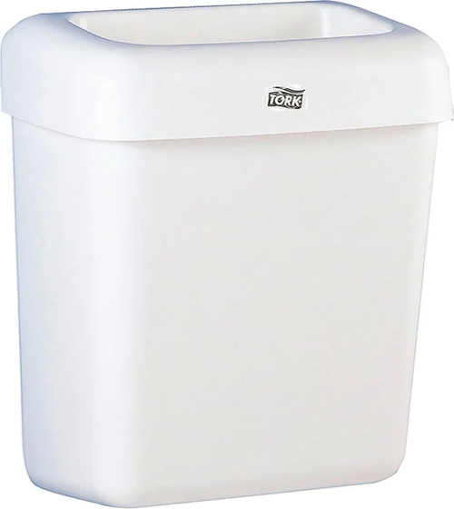 Tork Контейнер для мусора 20л, пластик белый, 32.2x20.5x43 см