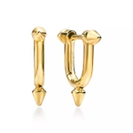 Серьги из жёлтого золота 18k,Tiffany 💠 Titan Pharrell Williams