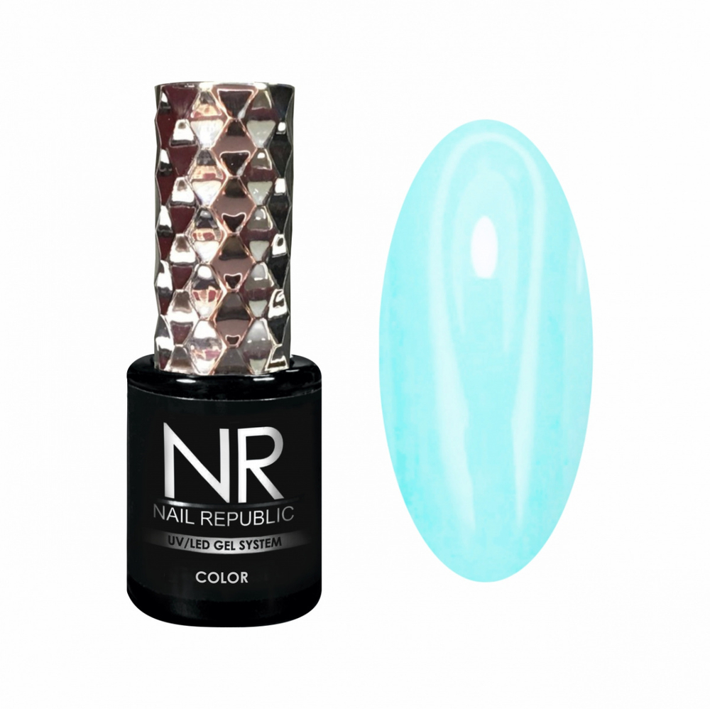 Nail Republic Гель-лак NR-335 Пастельно-мятный, 10 мл