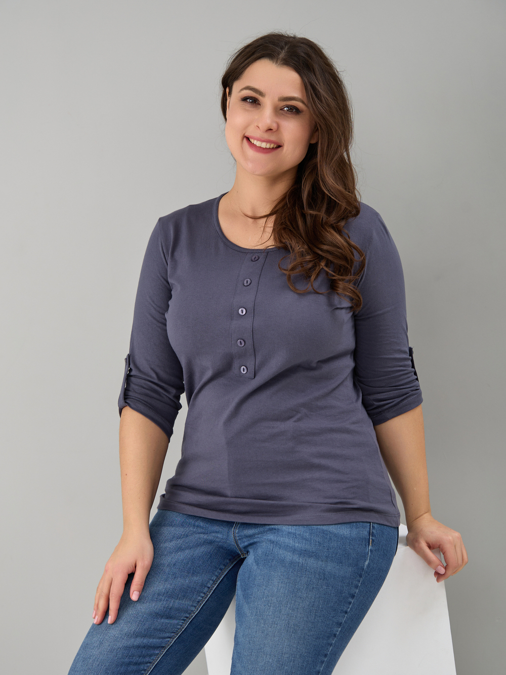 Лонгслив ЛНк-005/графит