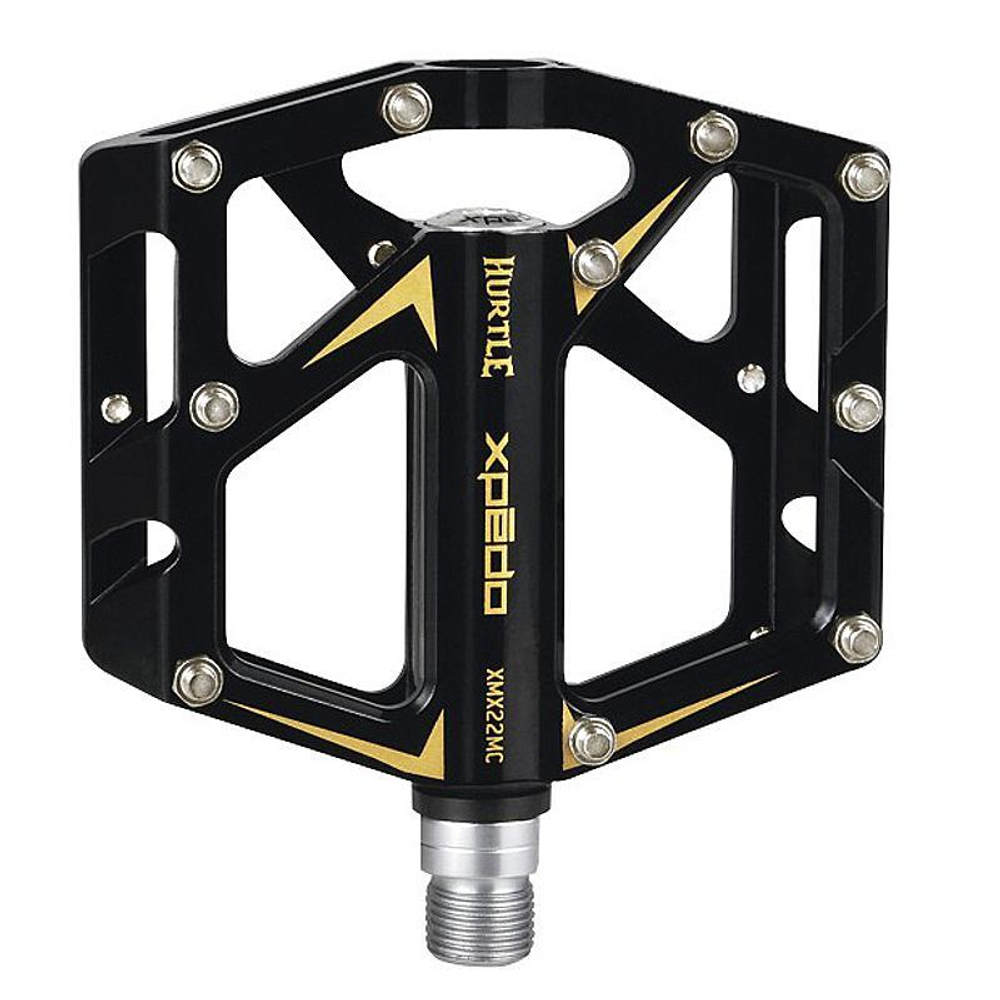 Педали XPEDO XMX-22MC платформы HURTLE 22 магниевые, ось CrMo, промподш, 40 шипов, чёрные, 340г
