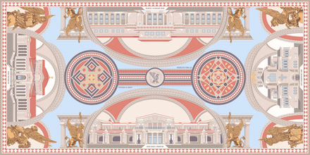 Палантин «Новый Херсонес» 100% вискоза