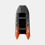 Надувная лодка GLADIATOR E450PRO оранжево-темносерый