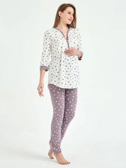 Пижама для беременных и кормящих мам