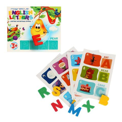 Обучающий набор «Мягкие магнитные буквы. Английский язык