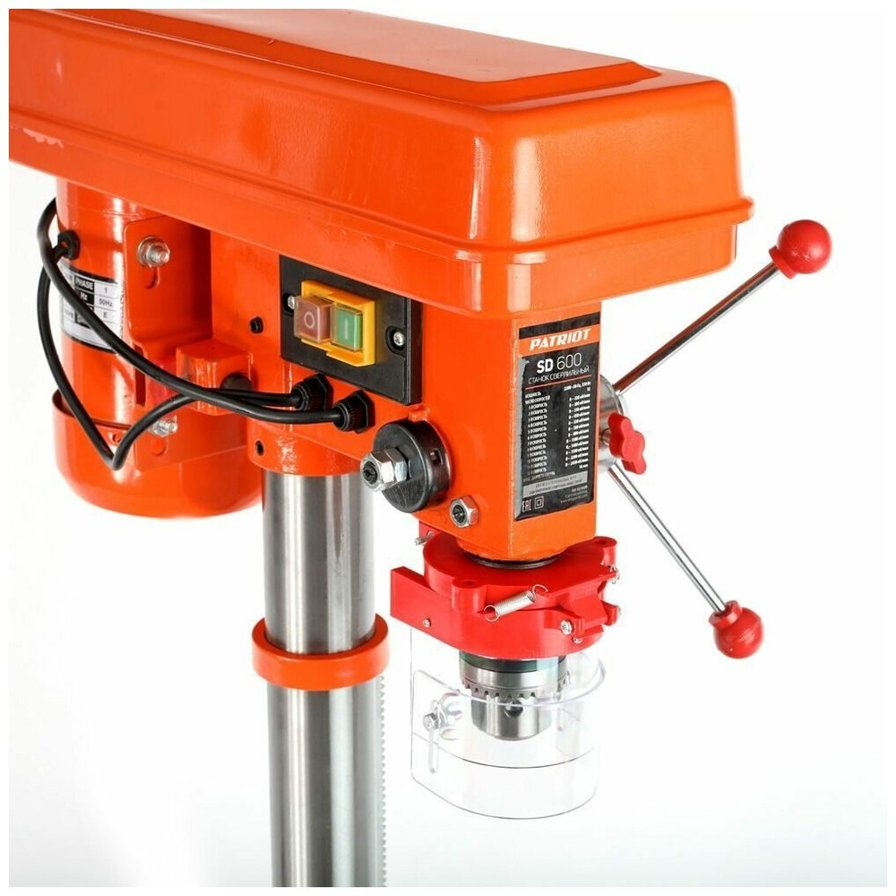 Станок сверлильный PATRIOT SD 600, Мощность, Вт: 550. скорости 12, сверло 16мм (160301400)