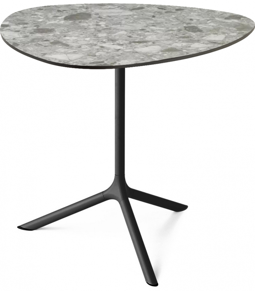 Стол ламинированный обеденный Scab Design Tripe Maxi, черный, зернистый