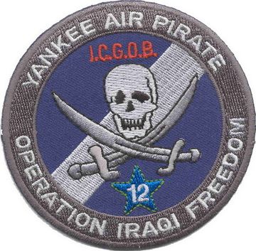 Нашивка Yankee 12 авиабригада США (8.9 х 8.9)