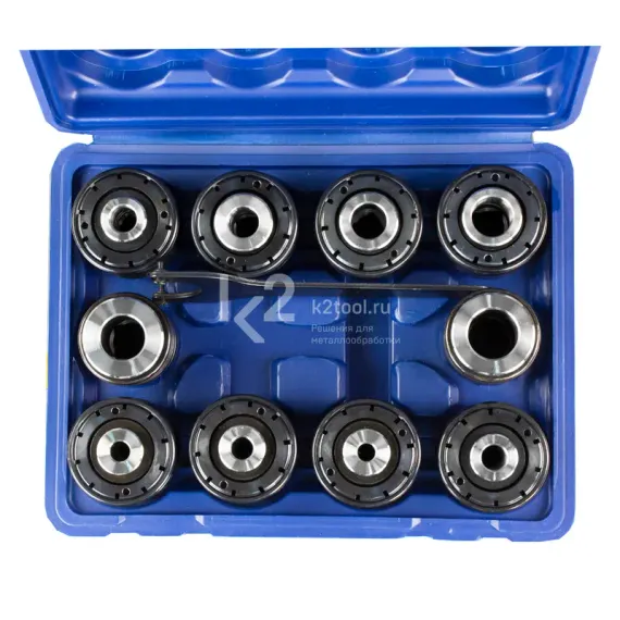 Набор головок резьбонарезных для манипулятора ETM-30, GTM24, DIN, М6-М30, 11 шт.