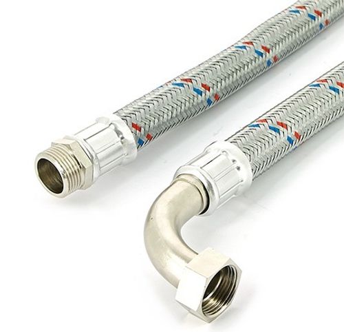 Гибкая подводка для насосов Uni-Fitt НР 1" х ВР 1", длина 800 мм угловая антивибрационная (505S4408)