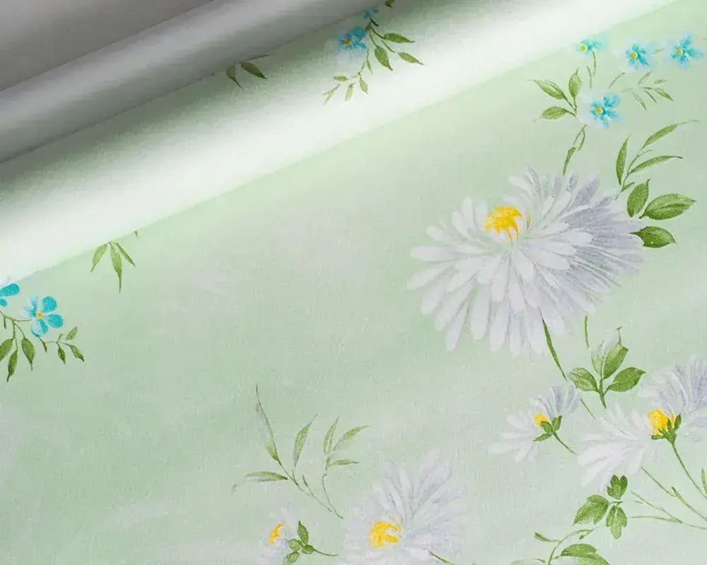 Обои бумажные Саратовская обойная фабрика Лужайка 775-04 0.53*10м