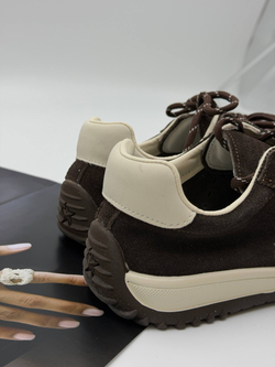 Кроссовки женские натуральная кожа арт. 9004-2 цвет"коричневый"