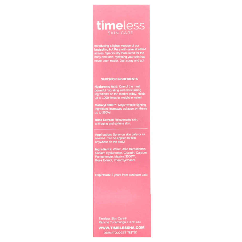 Timeless Skin Care, HA Matrixyl 3000 ™ + спрей для роз, 120 мл (4 жидк. унц.)