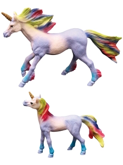 Набор фигурок животных Мир фэнтези Семья фиолетовых единорогов 2 шт