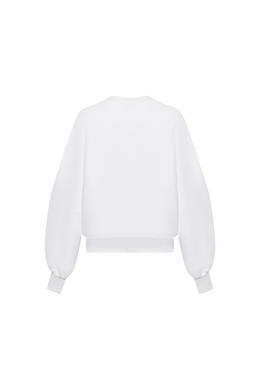 Свитшот с принтом Белый