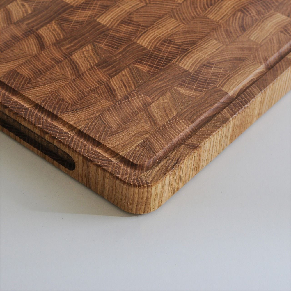 Разделочная доска Лауро из массива дуба для кухни, масло