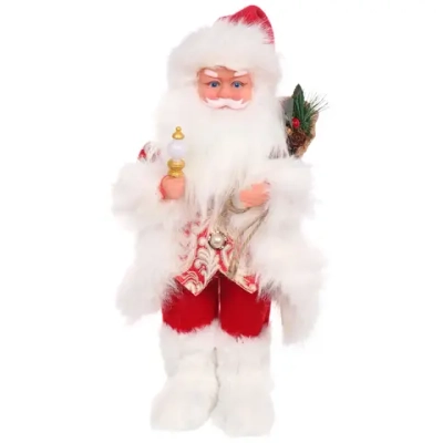 Дед Мороз - Лесовичок «Хранитель леса» 40 см, Красный