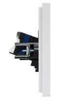 FORTE&PIANO Розетка компьютерная двойная RJ45 кат.6 FP234 белый IEK