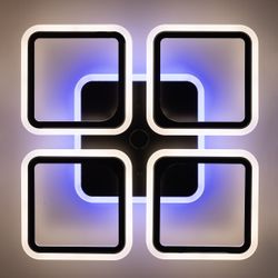 Citilux Марсель Смарт CL232A145E RGB Умная люстра Чёрная