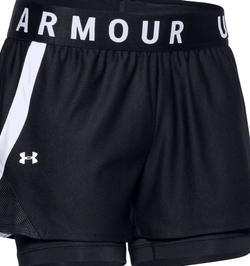 Женские Шорты теннисные Under Armour Play Up 2in1 Shorts - black/white