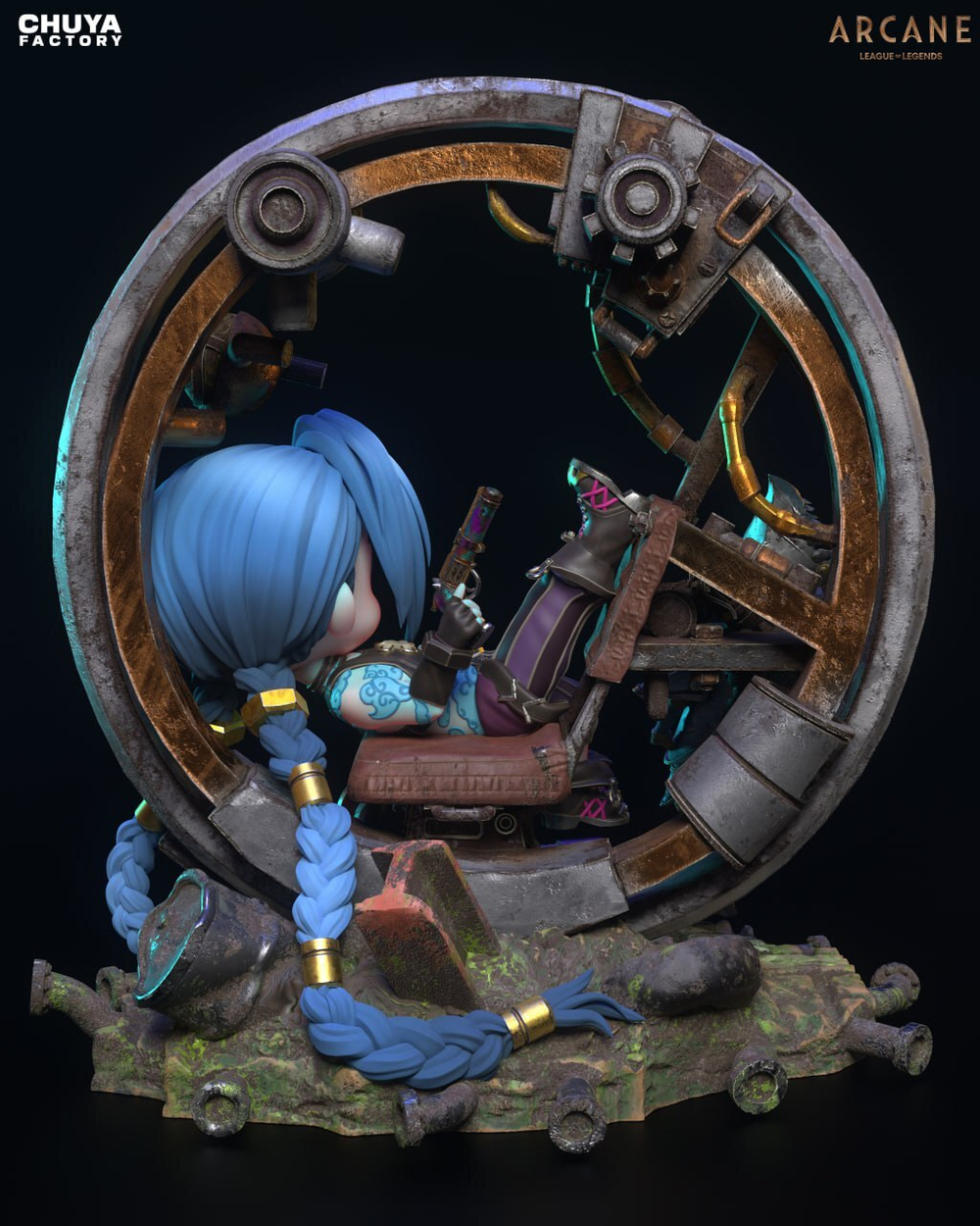 Фигуркаел Джинкс Лига легенд Jinx League of Legends