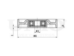Ролик натяжной приводного ремня UNIO TNS-10106