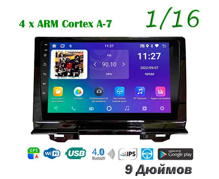 Topway TS7 1+16GB 8 ядер для Honda Vezel, H-RV 2021+