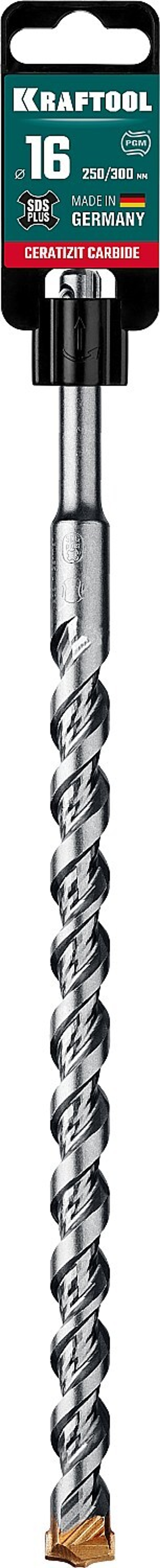 KRAFTOOL Cerazit Carbide, 16 х 300 мм, SDS-plus бур (29320-310-16)