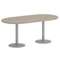 Onix Direct Стол овальный O.SPRG-3 Дуб Аттик/Металл Серый 1800*900*750