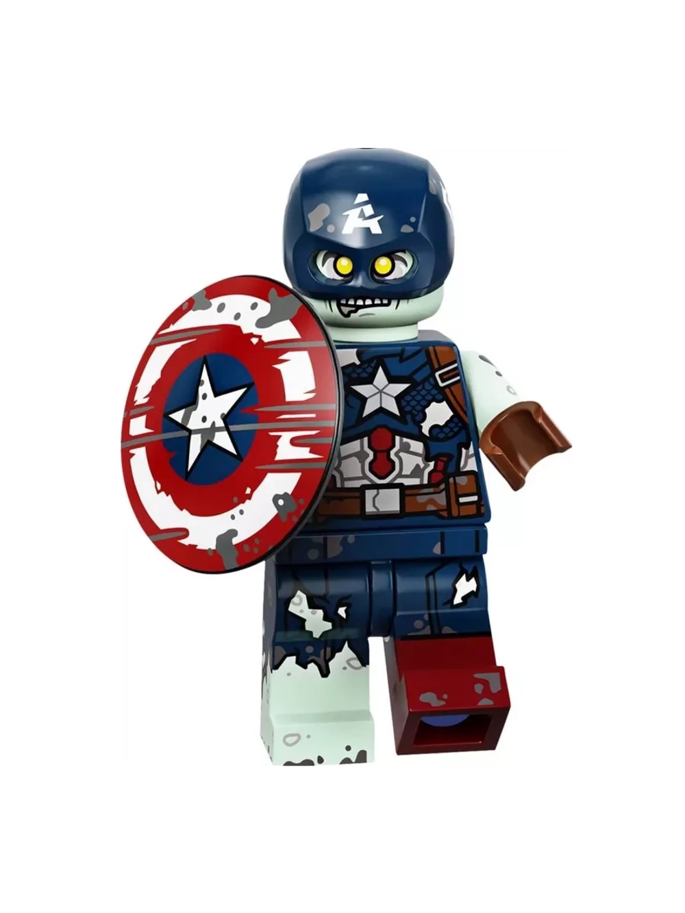 Минифигурки ЛЕГО Marvel Studios Зомби Капитан Америка