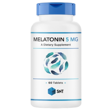 SNT Melatonin 5 mg 60 tablets, Мелатонин