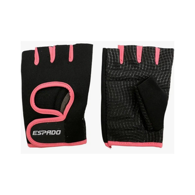 Перчатки для фитнеса Espado, черно-розовый
