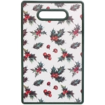 Доска разделочная пластиковая 37*23см «Зимний букет»