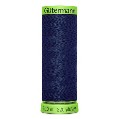Нитки для тонких тканей Gutermann Extra Fine 150 (200 метров), 5 кат. | 011 темн.синий