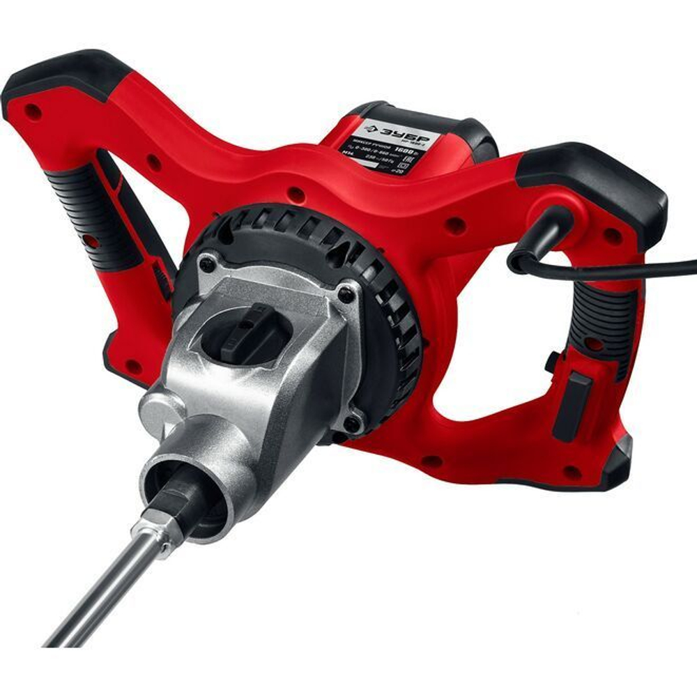 Строительный миксер ЗУБР, 2-скоростной, МР--1600-2