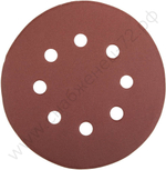 Круг шлифовальный универсальный STAYER ″MASTER″ из абразивной бумаги на велкро основе, 8 отверстий, Р320, 125мм, 5шт