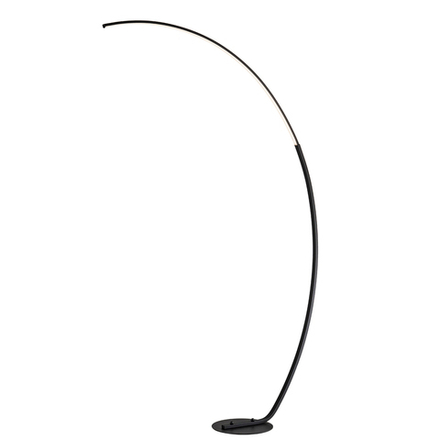 Светодиодный напольный светильник 12Вт, 1040лм, 4500K, Ra>80, металл/силикон, черный