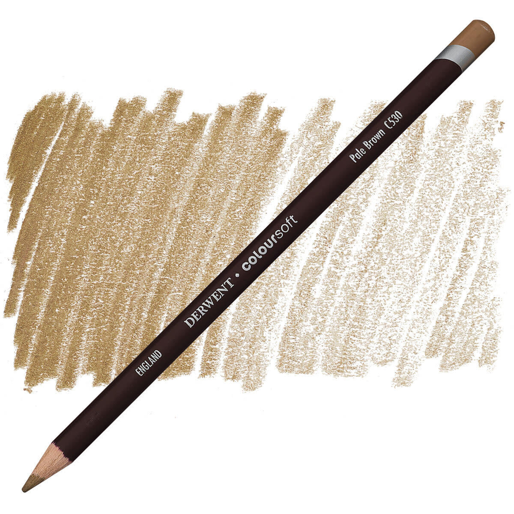 Derwent Coloursoft. C530 Pale Brown