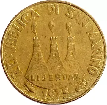 20 лир 1975 Сан-Марино. Любовь у животных