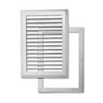 Решётка вентиляционная разъёмная с москитной сеткой 175х240 мм