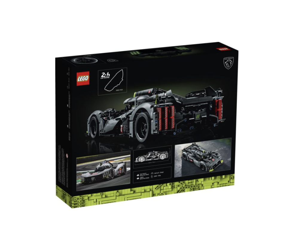 LEGO Technic PEUGEOT 9X8 24H Le Mans Hybrid Hypercar