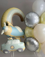 К ФИГУРА Машина голубая